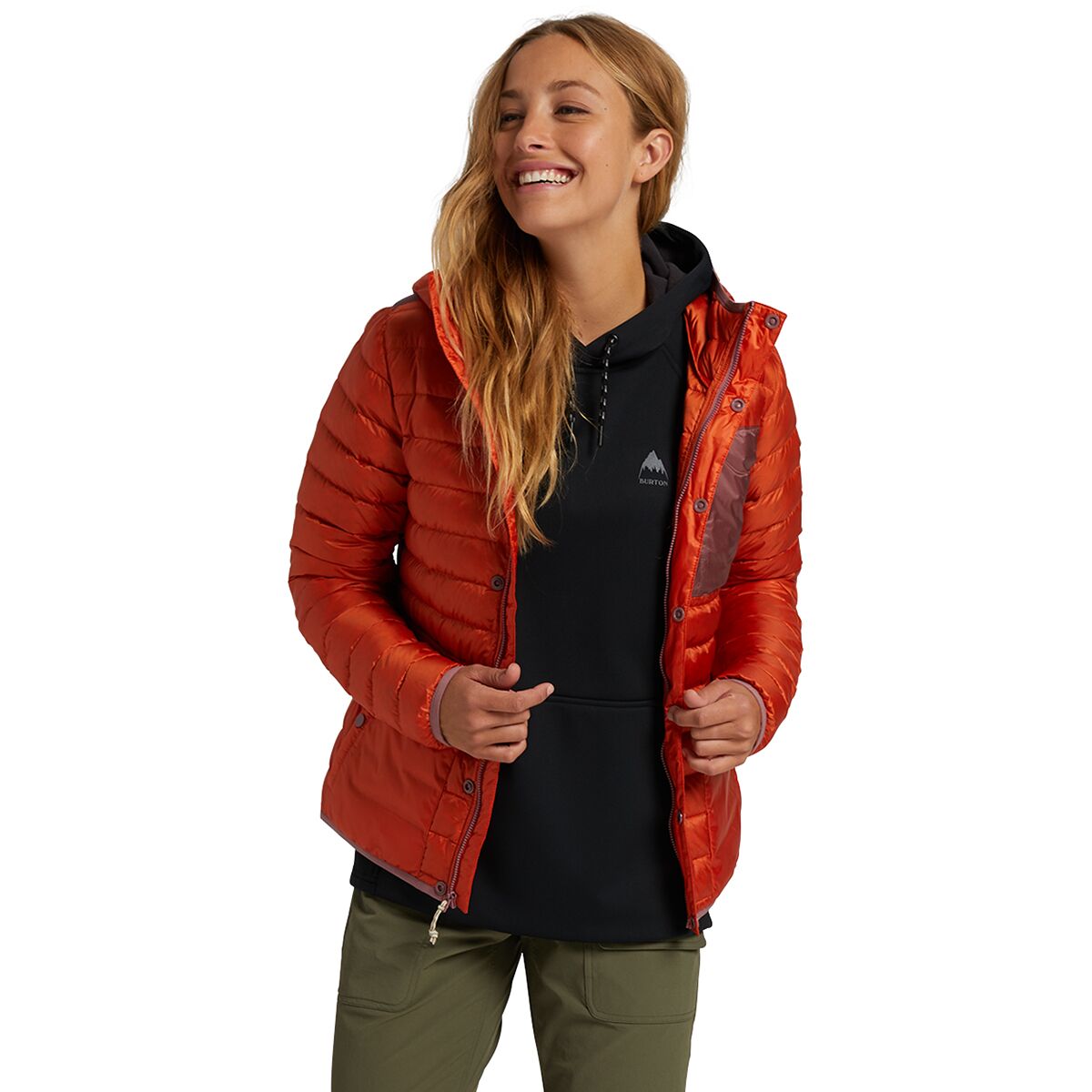 Burton Evergreen Down Insulator Hooded Jacket Women's Clothing