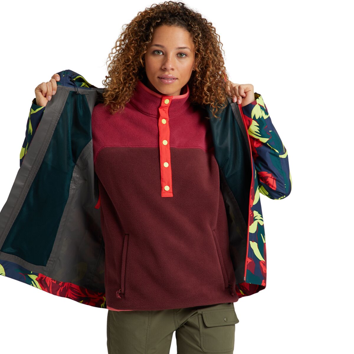 Burton GoreTex Packrite Rain Jacket Women's Clothing