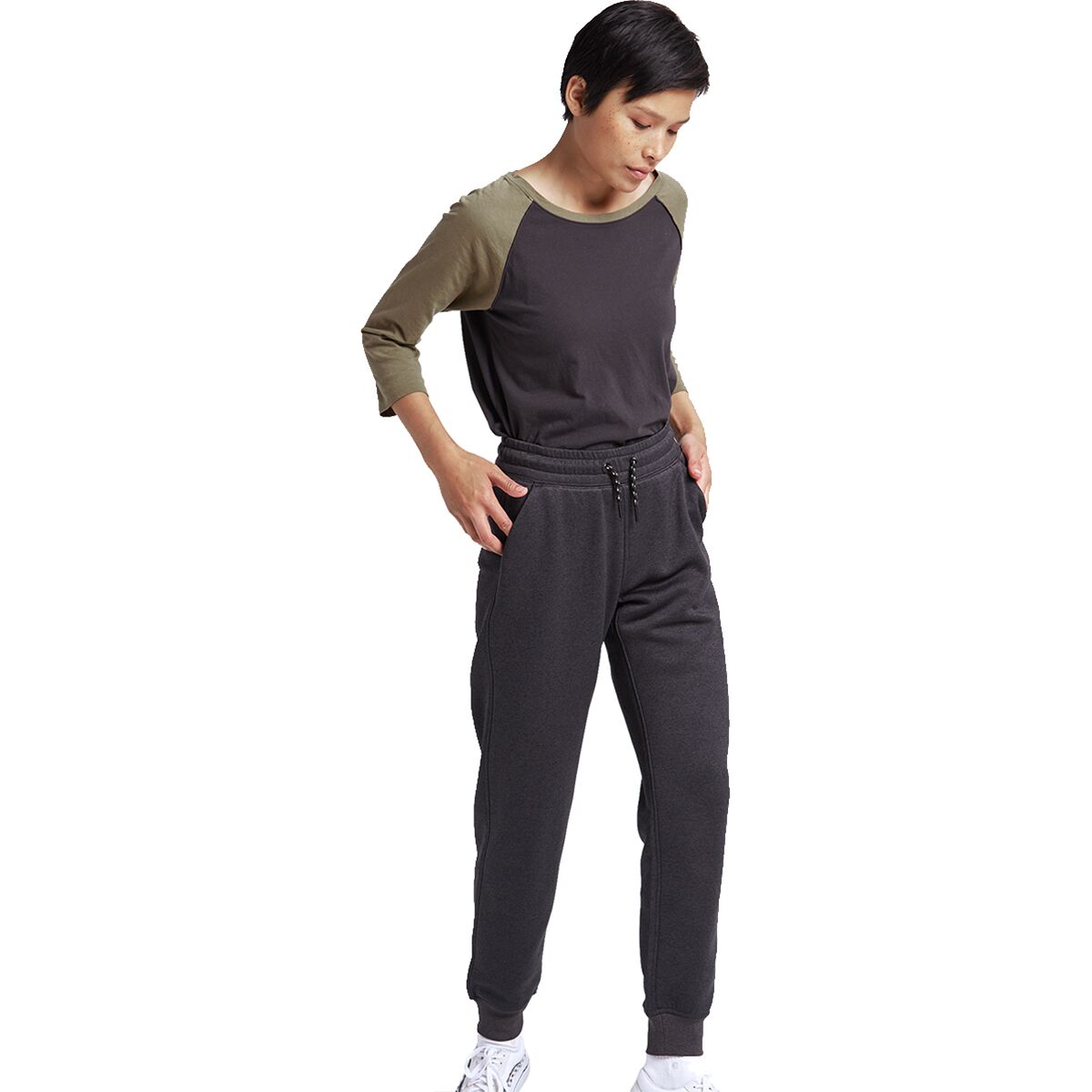 Женские брюки Burton Oak Pant, цвет: Чёрный меланжевый — фото 4