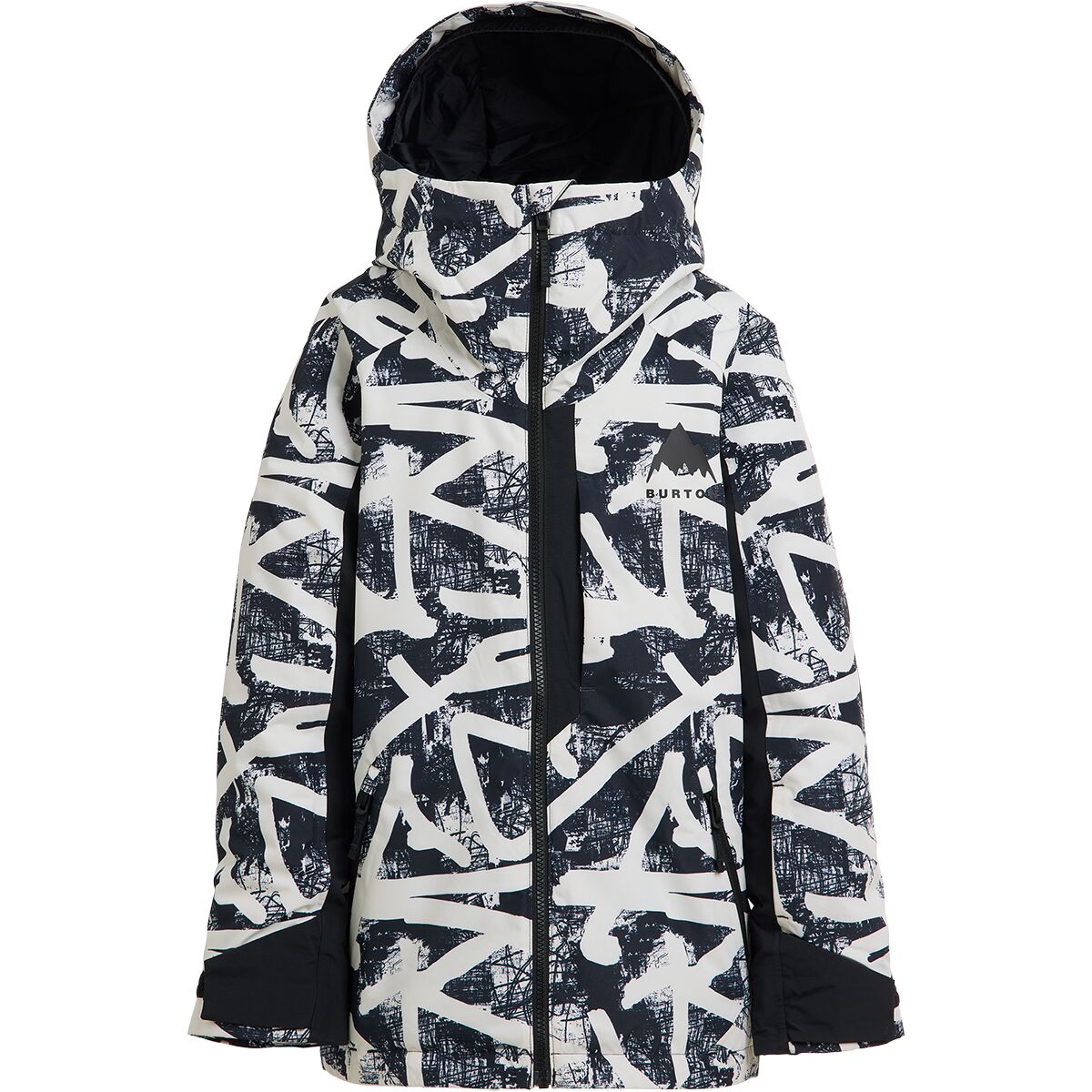 Детская куртка Burton Hillslope 2L, цвет: City Streets / Чёрный — фото 4