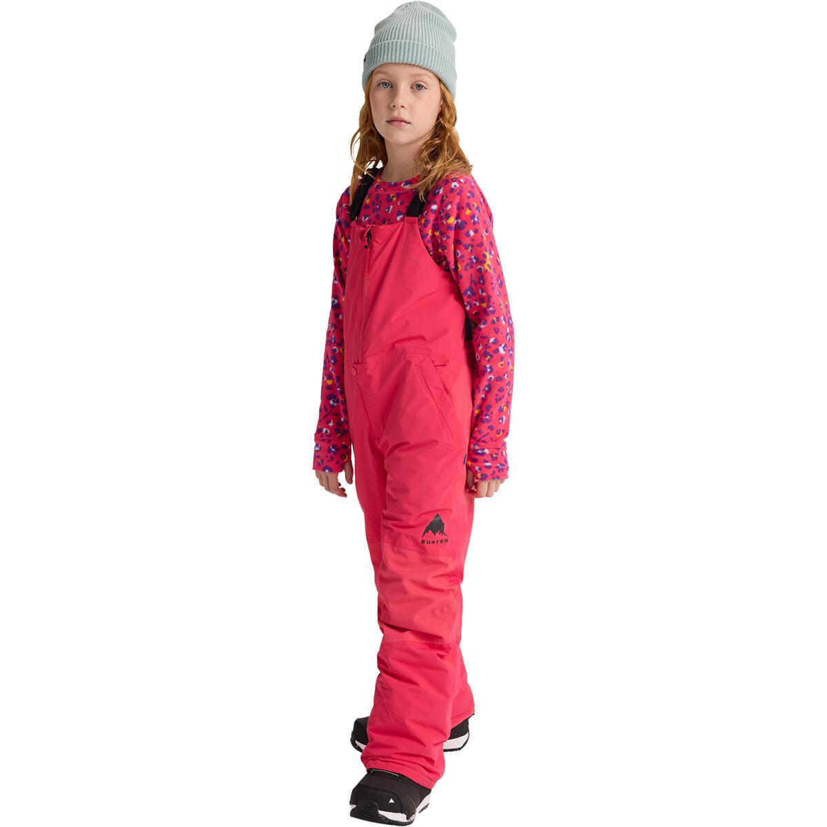 Детские брюки Burton Skylar 2L Bib Pant, цвет: Розовый — фото 4