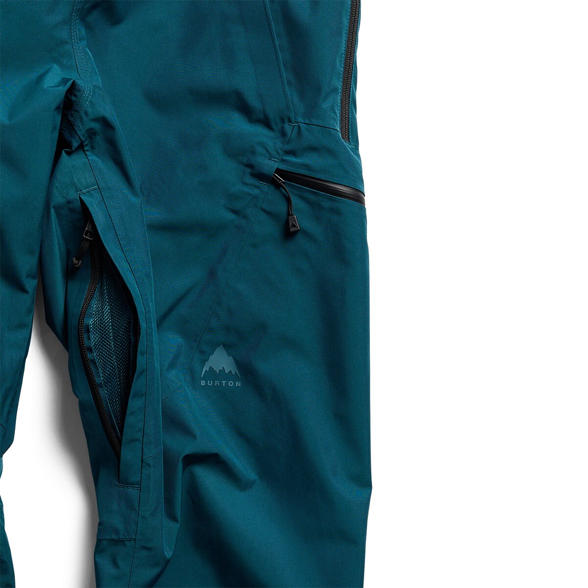 Женские брюки Burton GORE-TEX Reserve Bib Pant, цвет: Бирюзовый — фото 4