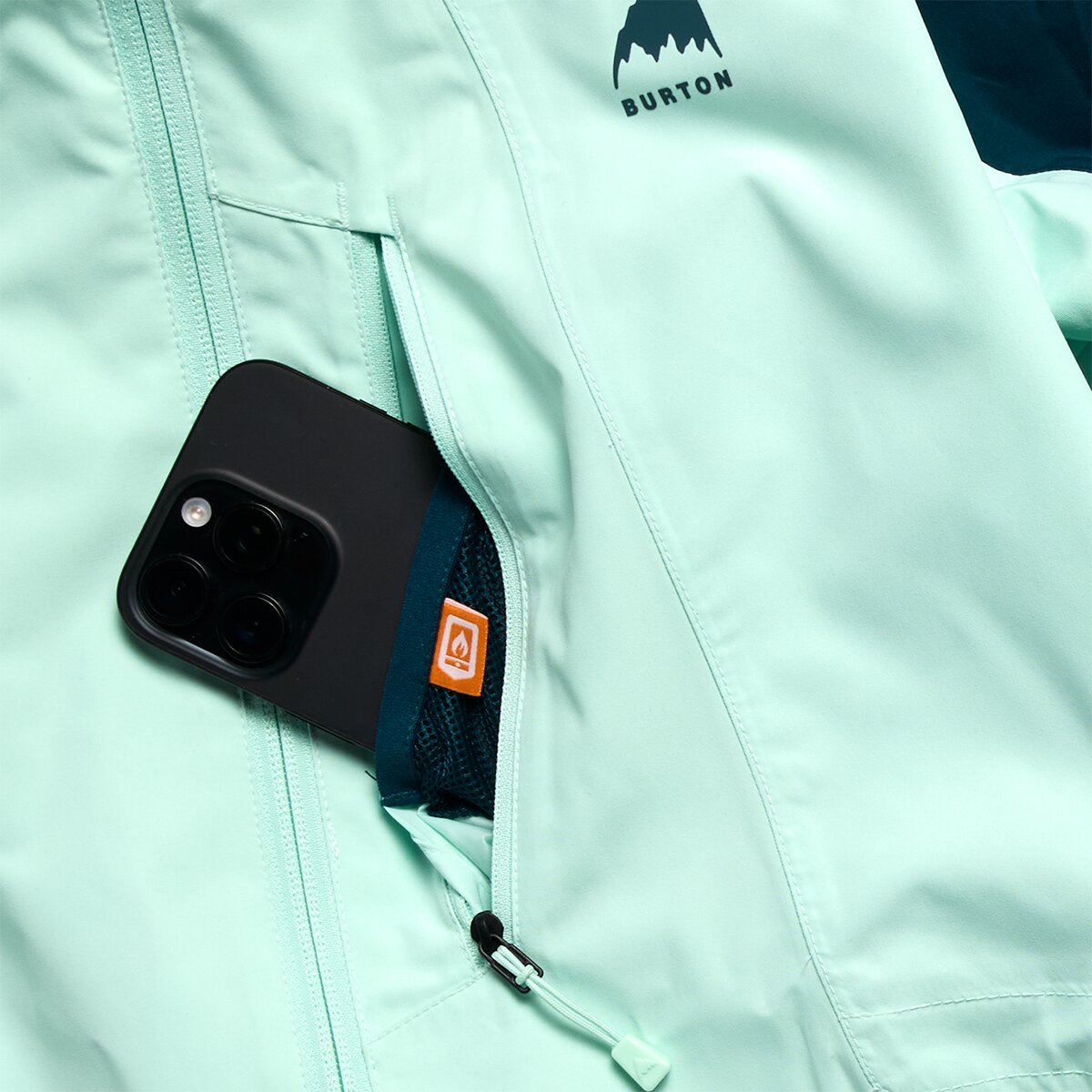Женская куртка Burton Reserve Insulated, цвет: Бирюзовый — фото 2