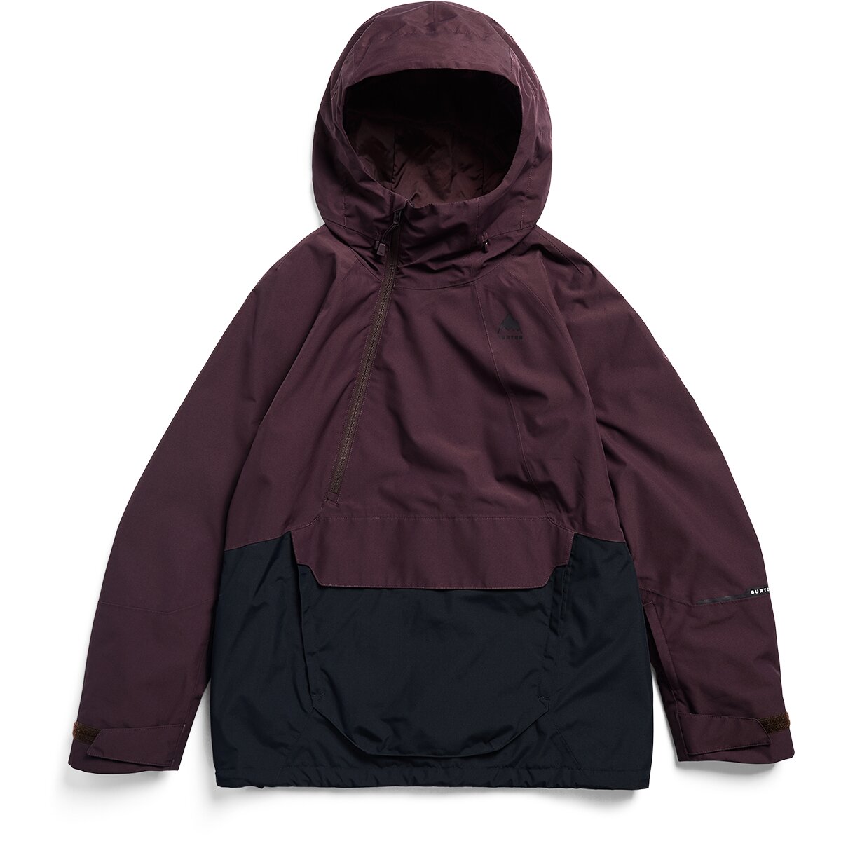 Женская куртка Burton Reserve Relaxed Anorak, цвет: Коричневый / Чёрный — фото 6