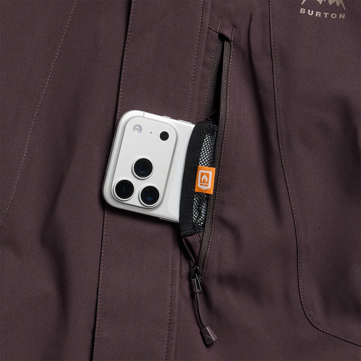 Женская куртка Burton Reserve Slim Insulated, цвет: Коричневый — фото 7