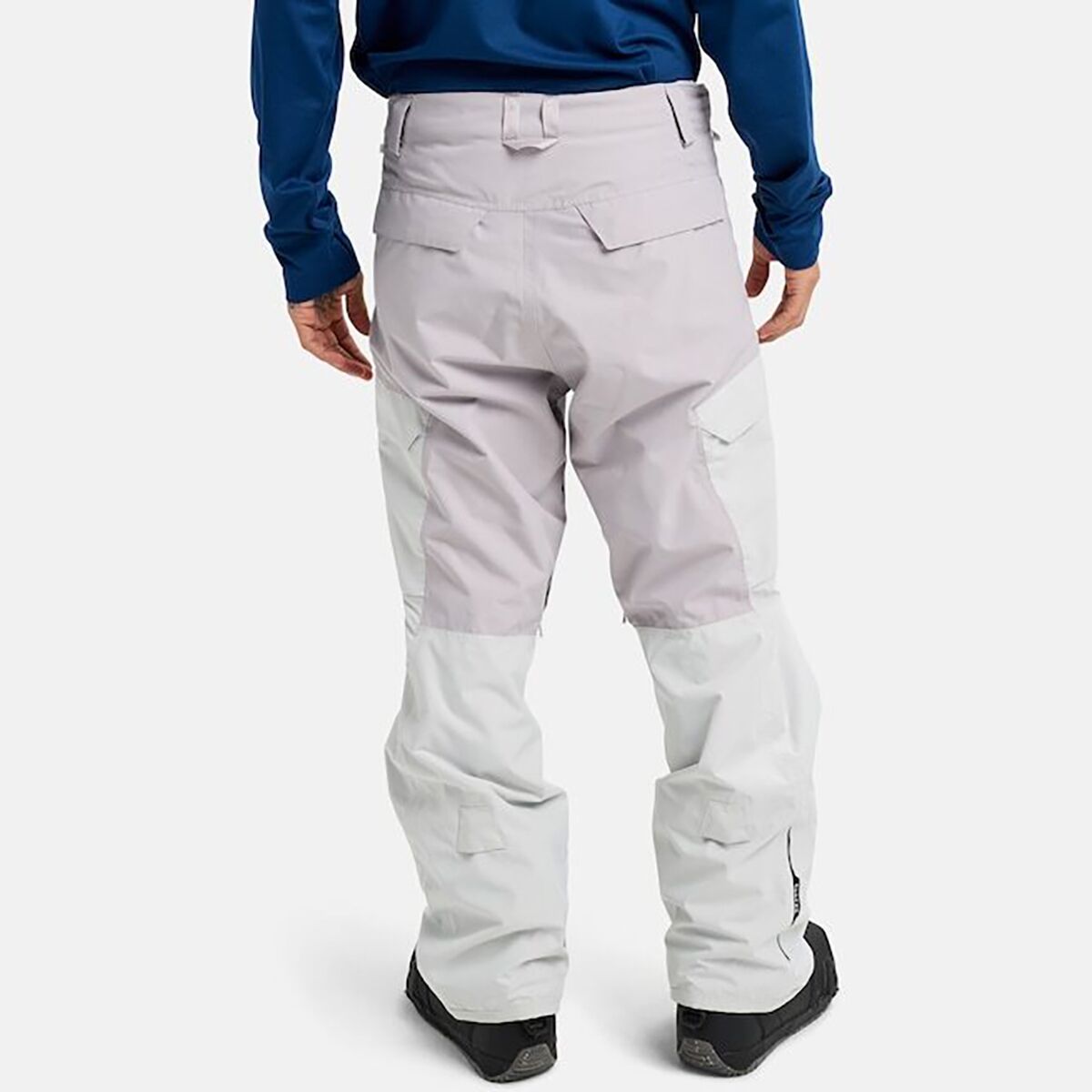 Мужские брюки Burton Reserve 2L Pant, цвет: Серый облачный / Потёртый лавандовый — фото 2