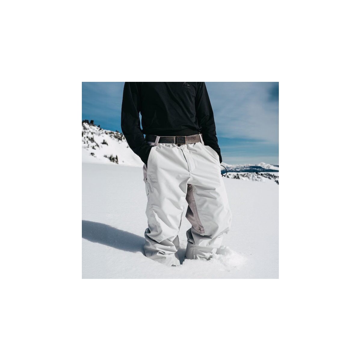 Мужские брюки Burton Reserve 2L Pant, цвет: Серый облачный / Потёртый лавандовый — фото 3