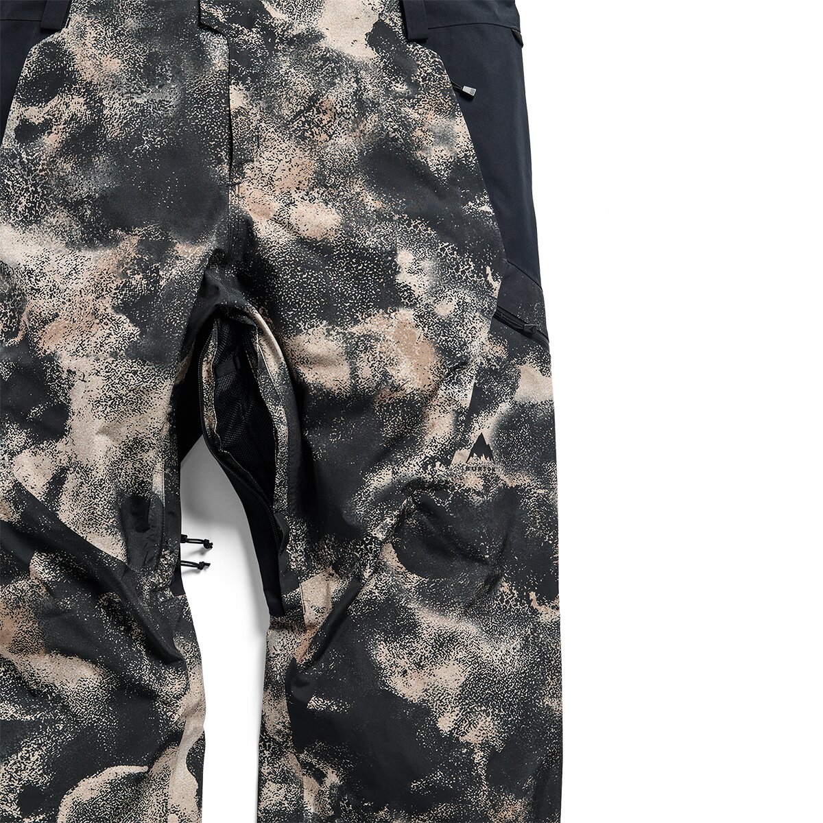Мужские брюки Burton Reserve GORE-TEX 2L Bib Pant, цвет: Пустынный / Чёрный — фото 4