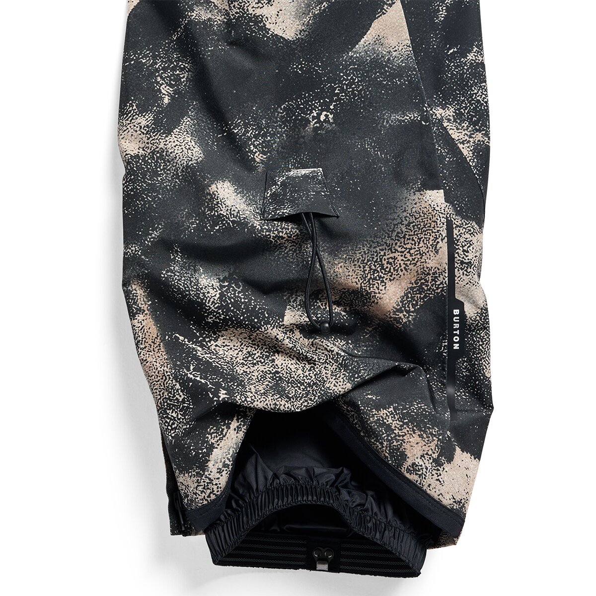 Мужские брюки Burton Reserve GORE-TEX 2L Bib Pant, цвет: Пустынный / Чёрный — фото 8