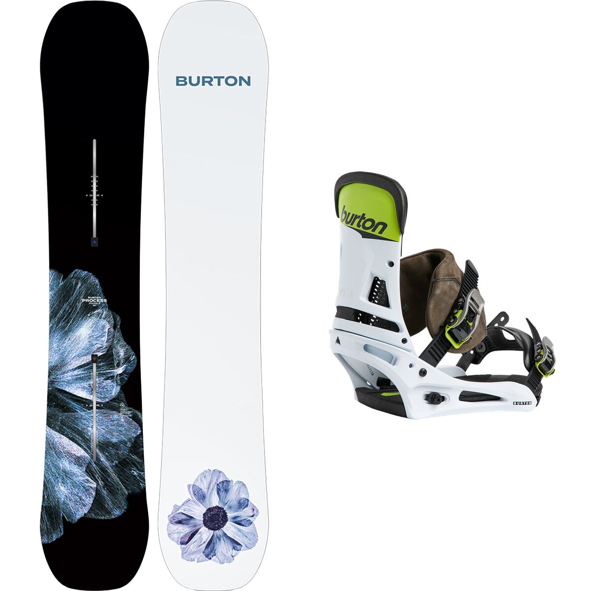 Burton Process Flying V Snowboard + Malavita Re:Flex Binding - Snowboard