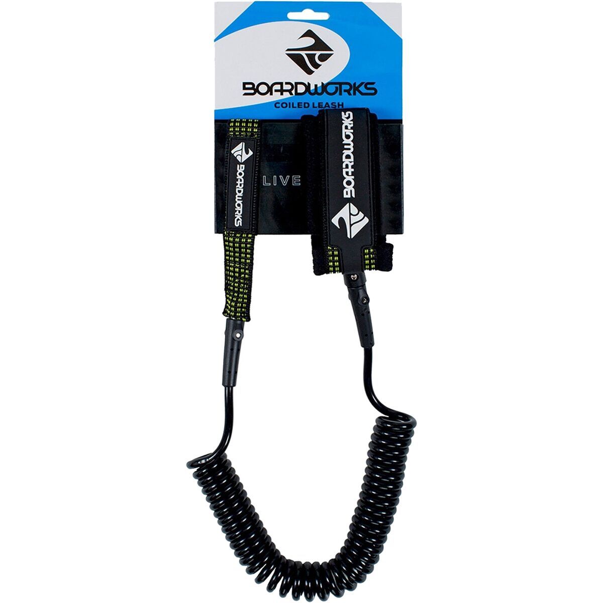 Boardworks Coiled Ankle Standup Paddleboard Leash Paddle