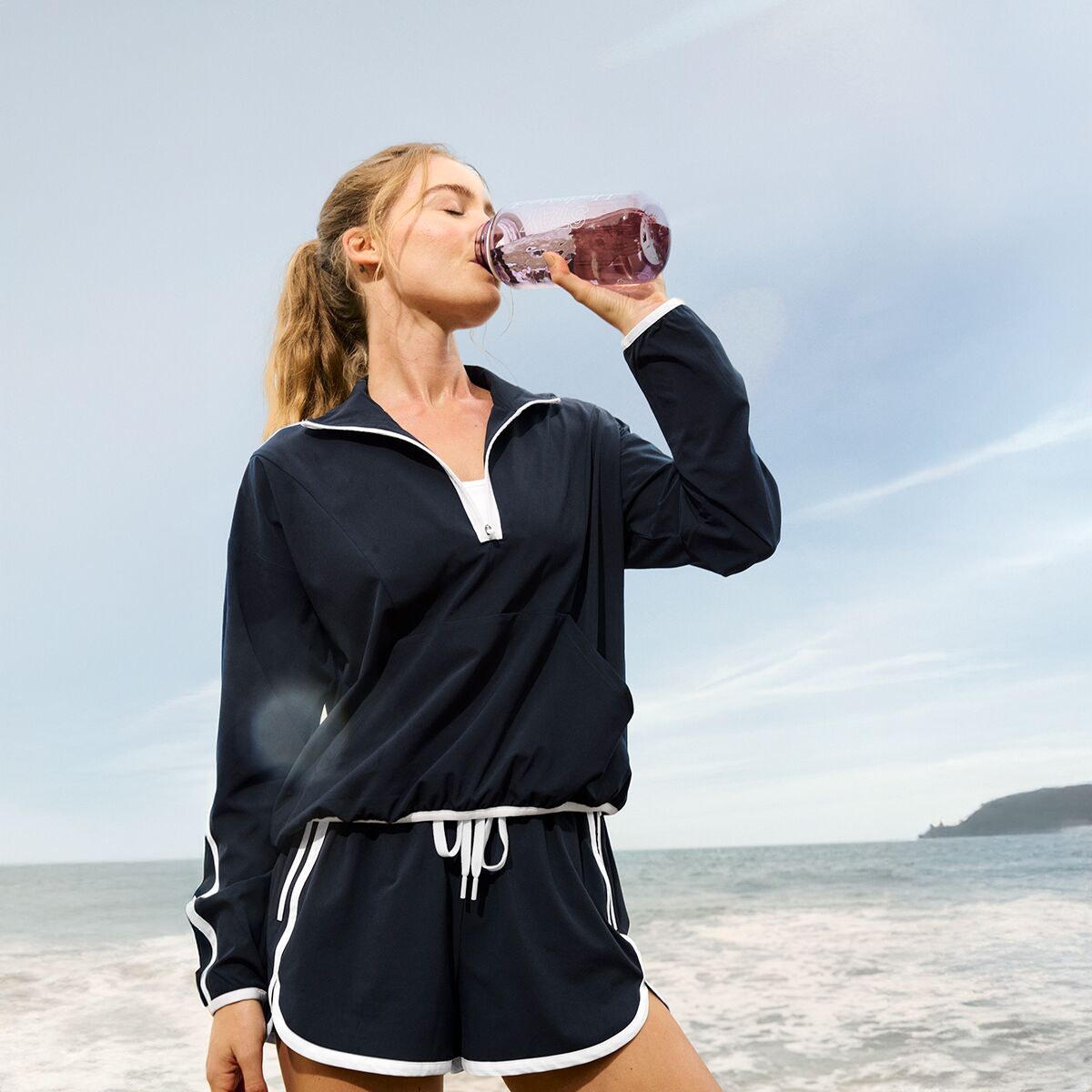 Beyond Yoga Contrast 1/2-Zip Pullover - Women´s