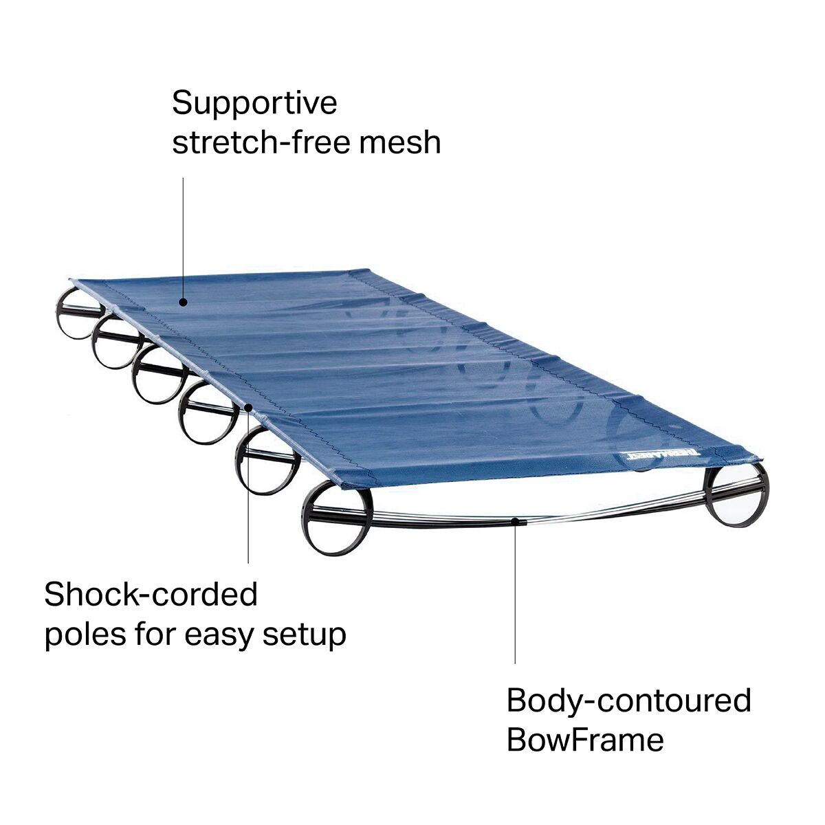 ThermaRest LuxuryLite Mesh Cot Hike & Camp