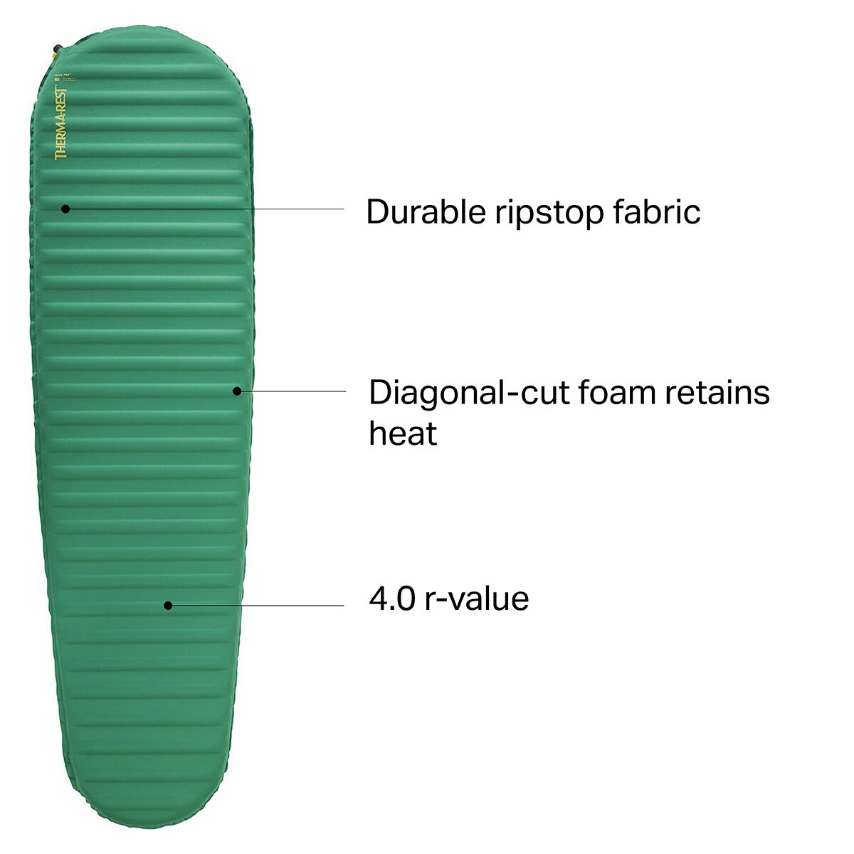 ThermaRest Trail Pro Sleeping Pad Hike & Camp