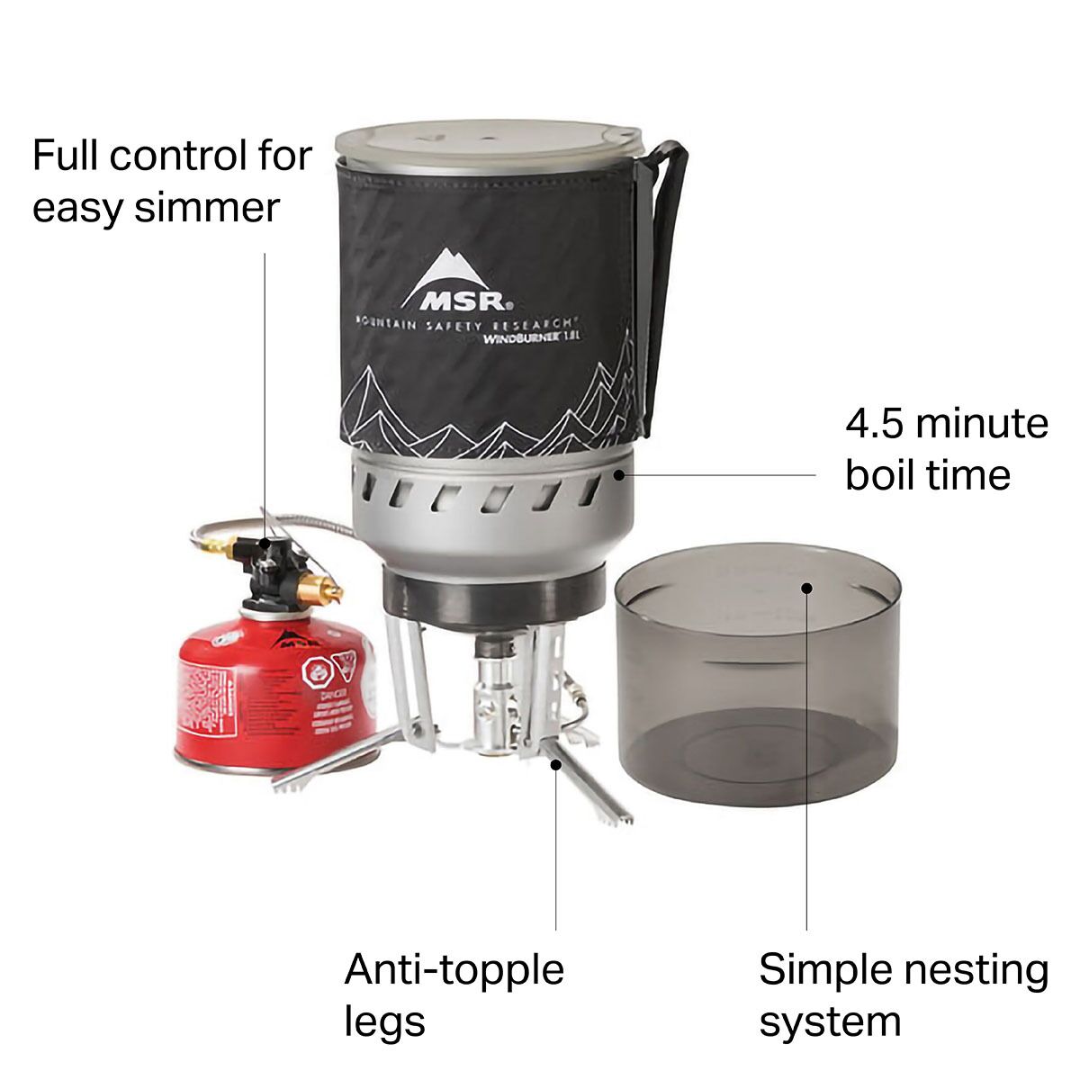 MSR Windburner Duo Stove System Hike & Camp
