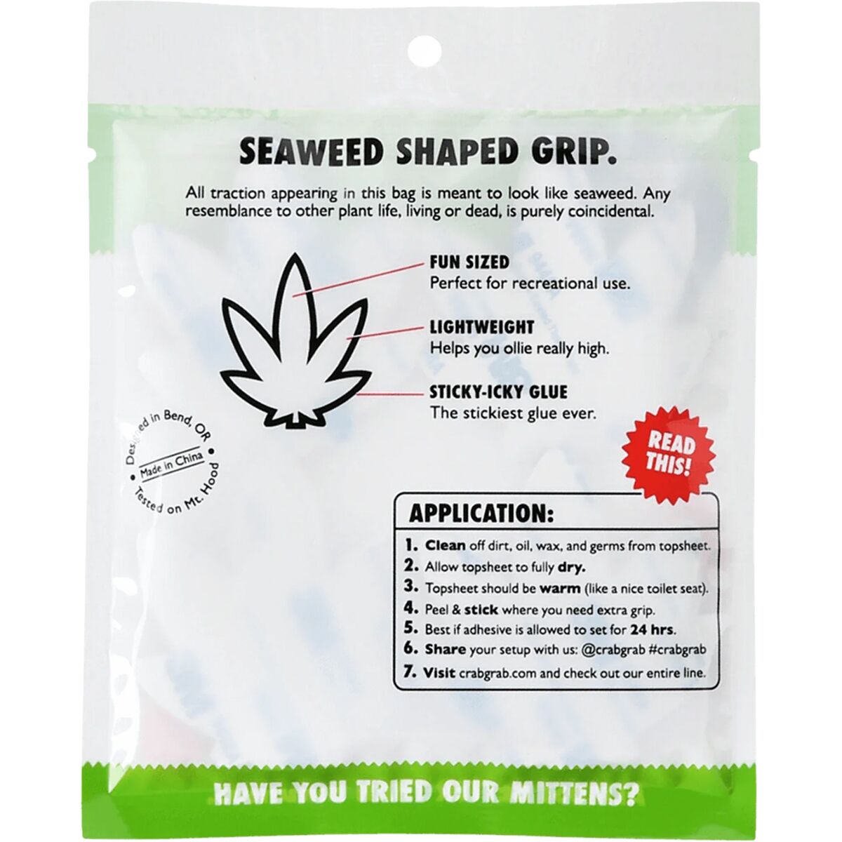 Crab Grab Mini Seaweed Traction Pad