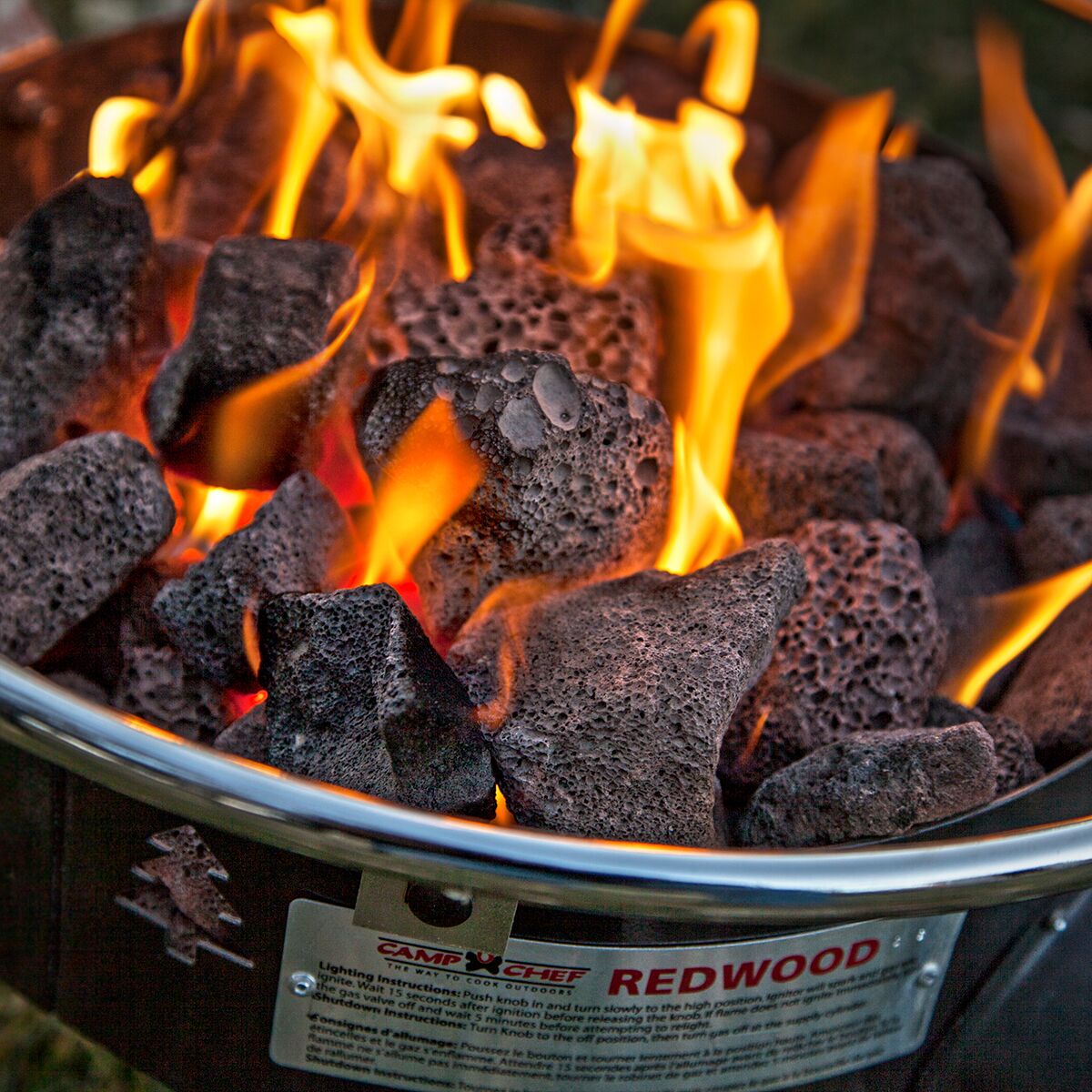 Camp Chef Redwood Propane Fire Pit CSA Hike & Camp