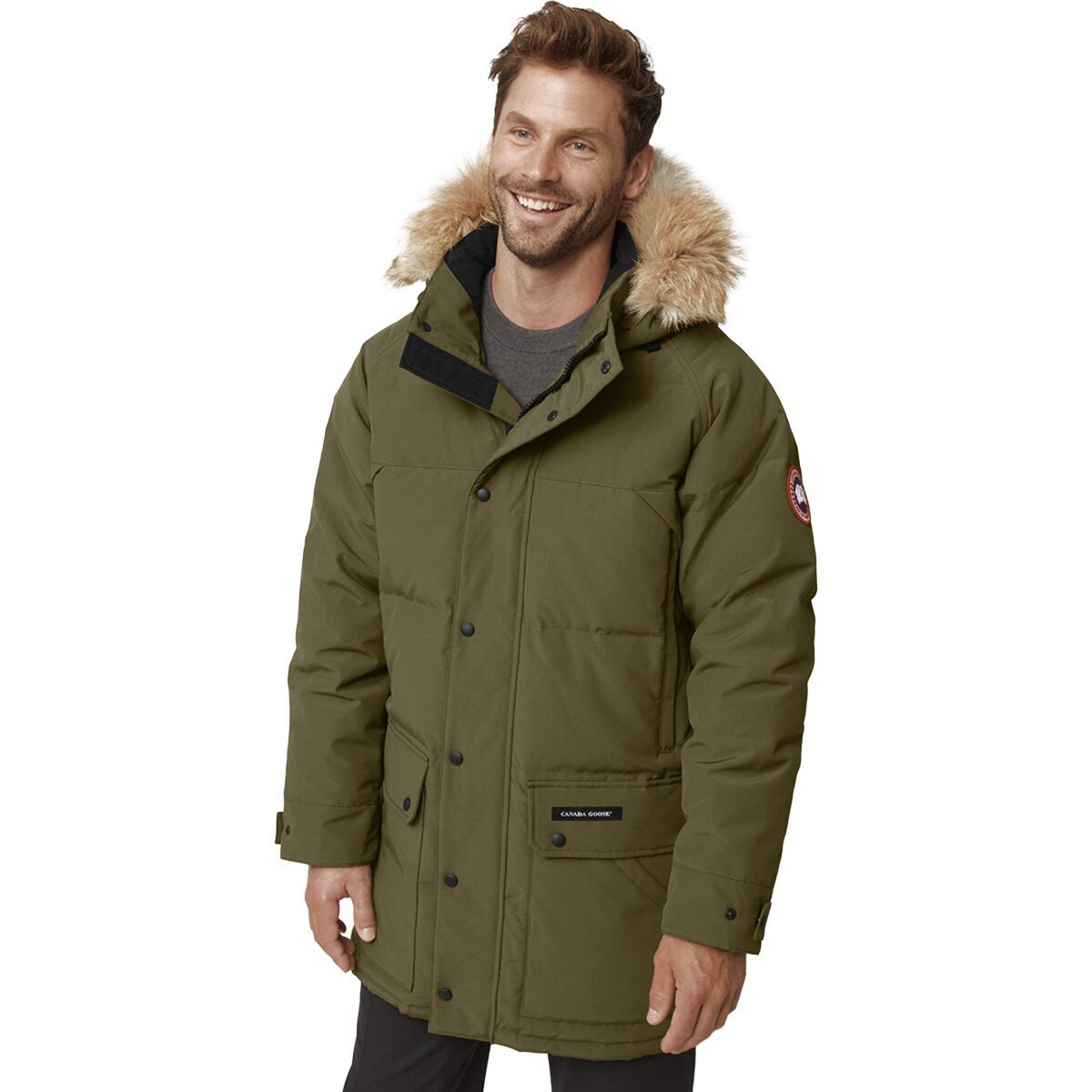 canada goose emory parka military green