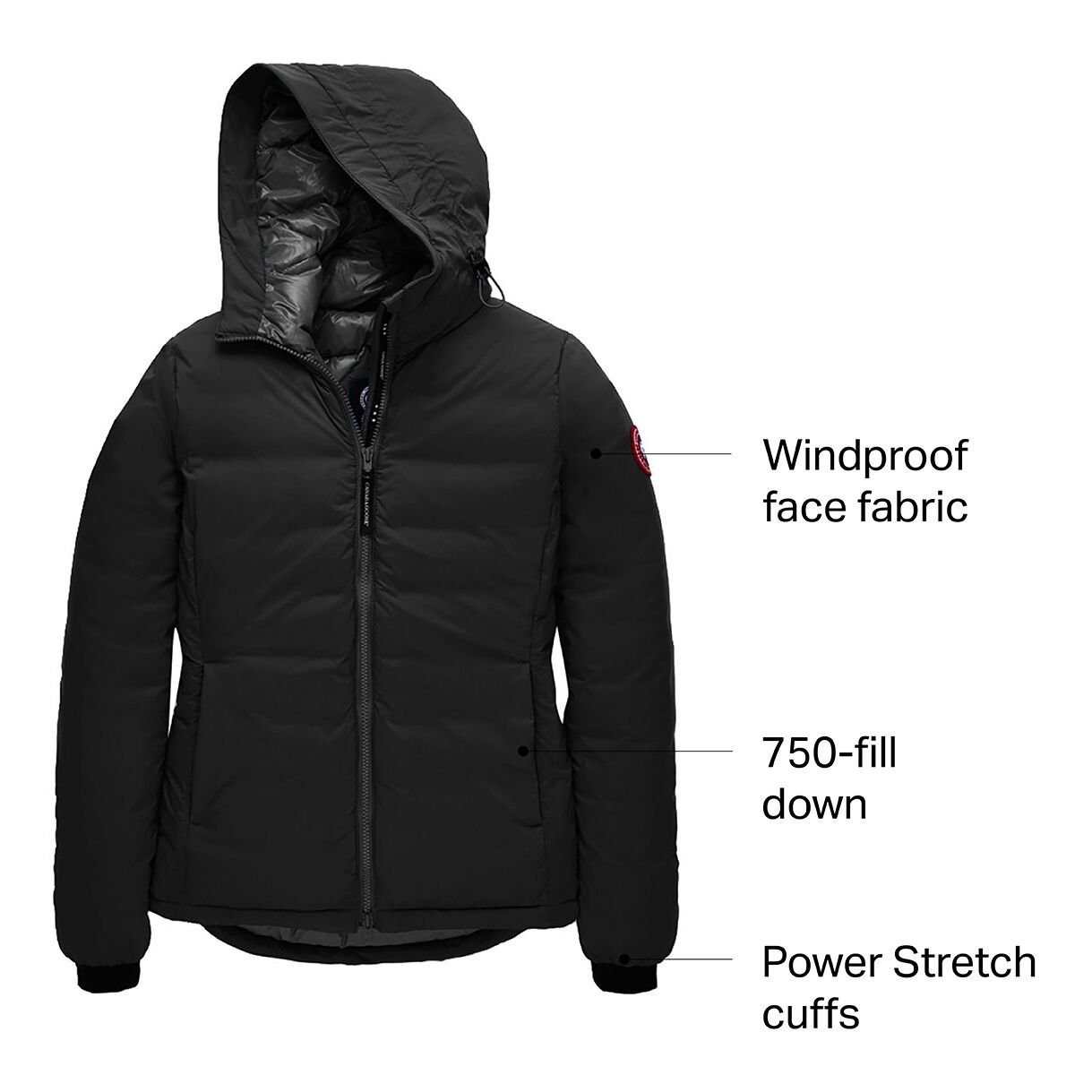 Canada Goose Camp Down Matte Finish Hoodie - Women's - Clothing