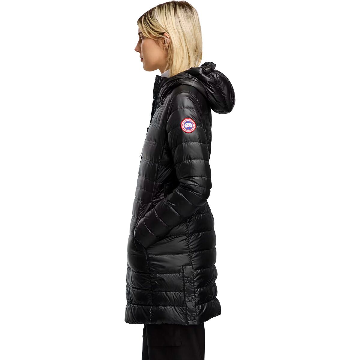 Женская куртка Canada Goose Cypress Hooded, цвет: Чёрный — фото 3