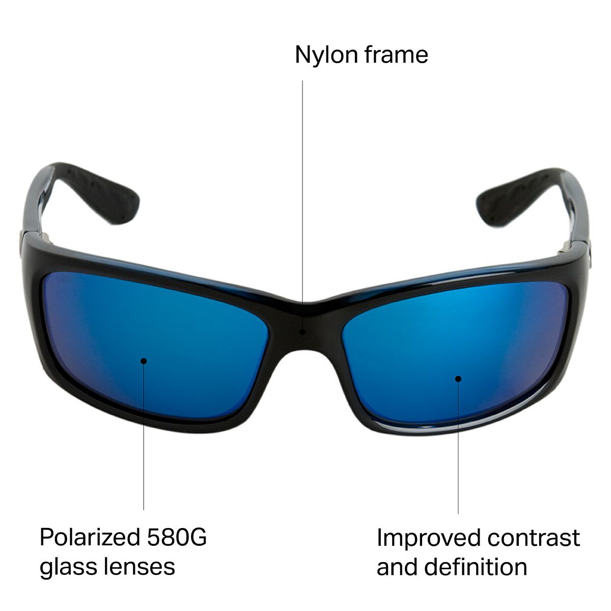 Costa Jose 580G Polarized Sunglasses Accessories
