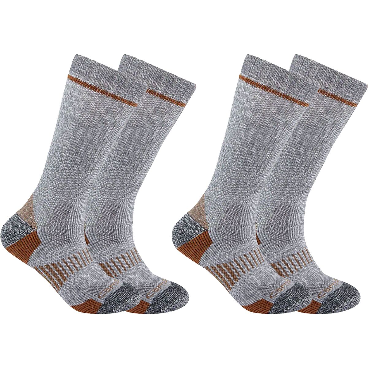 Carhartt Gloves MW Synthetic-Wool Blend Boot Sock - 2-Pack...