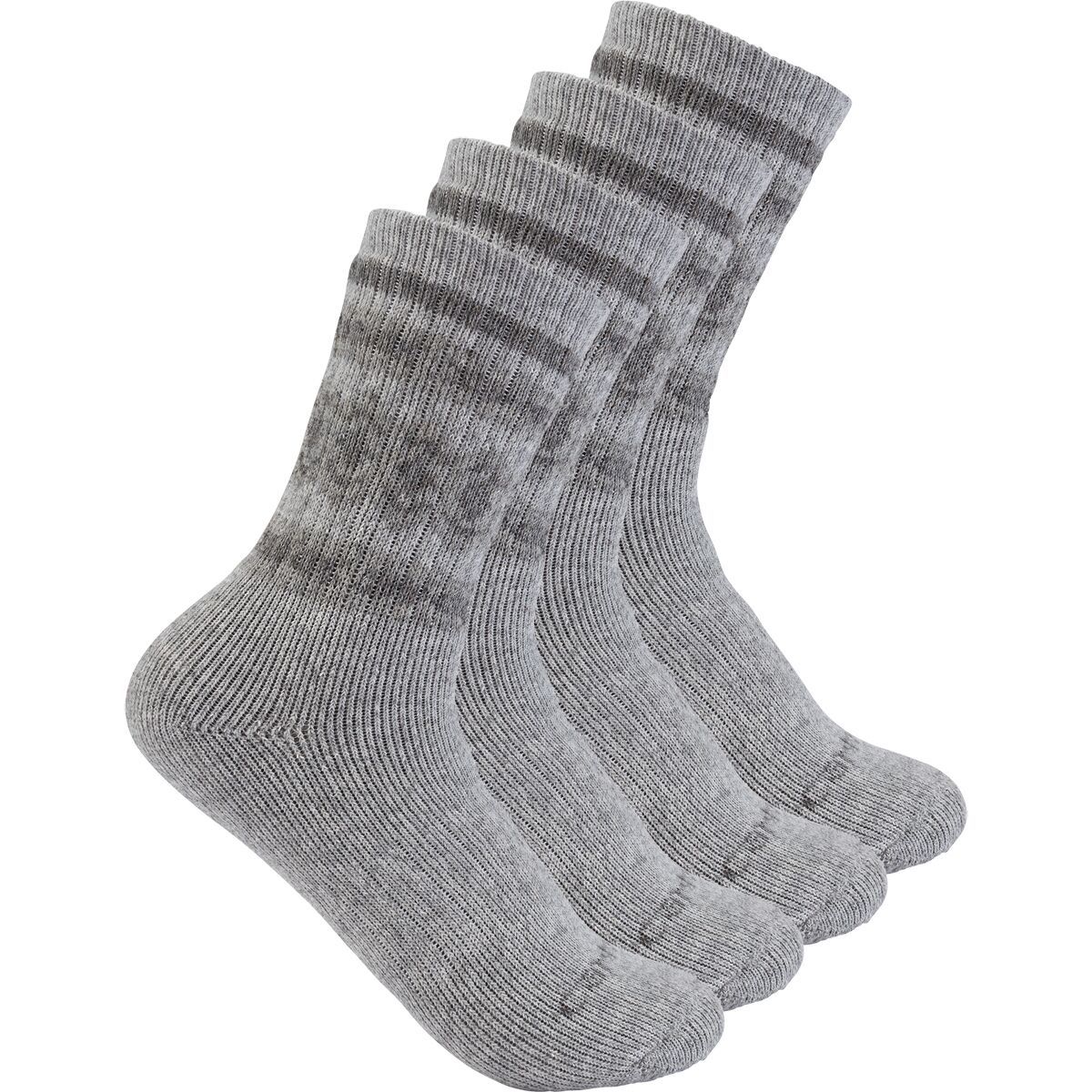 Carhartt Gloves Synthetic-Wool Blend Crew Sock - 4-Pack -...