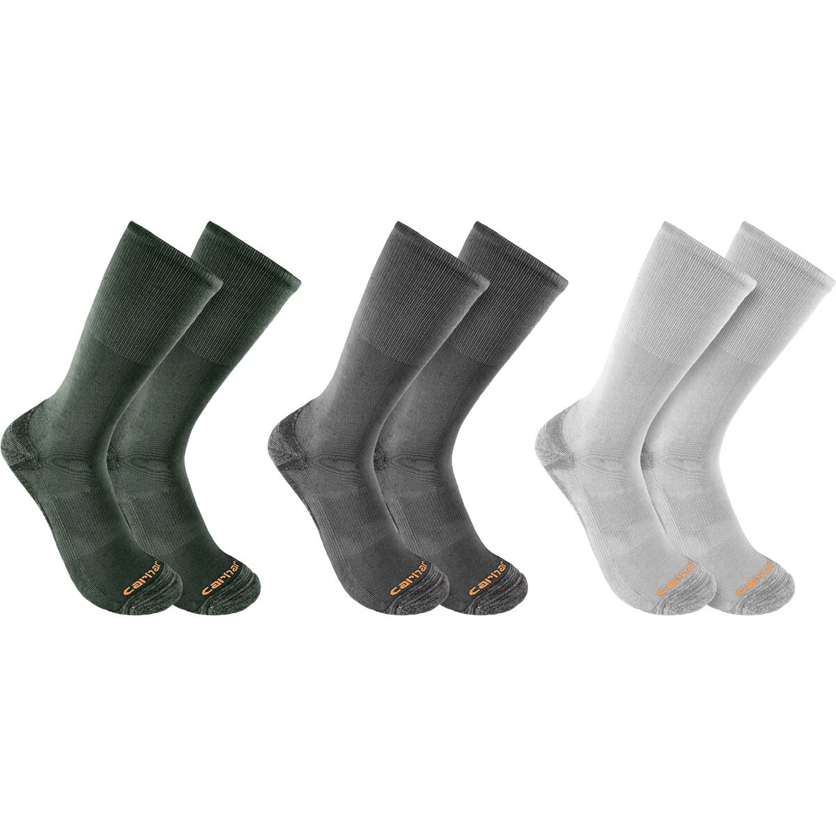 Carhartt Gloves Midweight Cotton Comfort Sock - 3-Pack -...