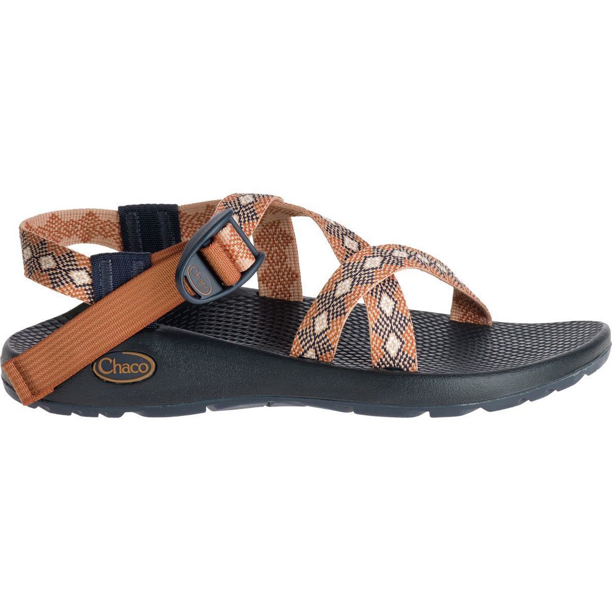 Chaco Z1 Sport Classic Sandals Single Strap Orange/Brown - Women's Size 2