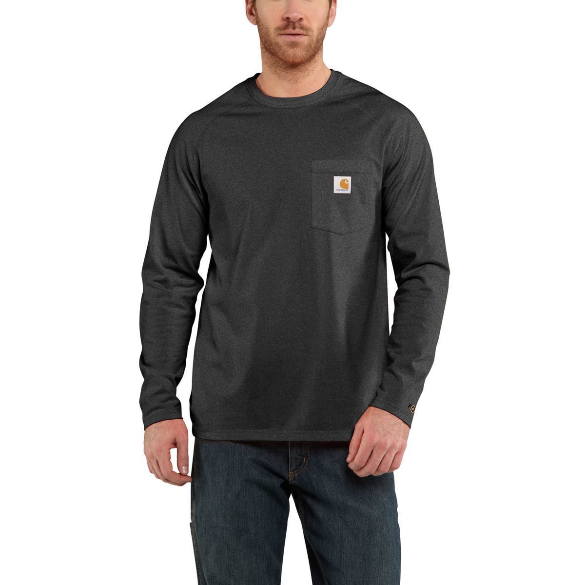 Carhartt Force Cotton Delmont Long-Sleeve T-Shirt - Men's - Clothing