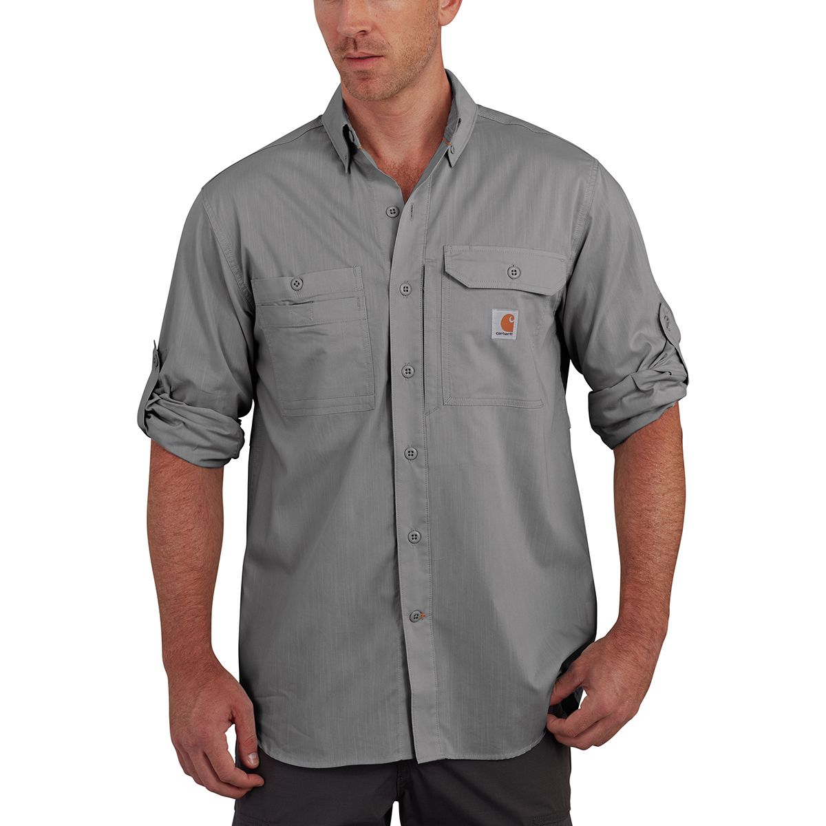 Carhartt Force Ridgefield Solid Long-Sleeve Shirt - Men's - Clothing