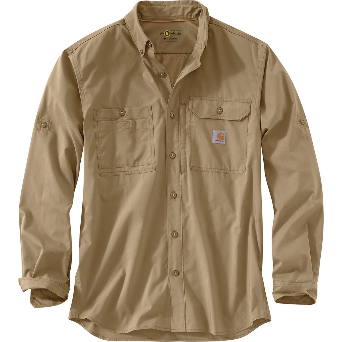 Carhartt Force Ridgefield Solid Long-Sleeve Shirt - Men's | Backcountry.com