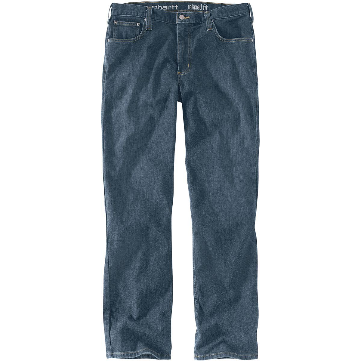Мужские джинсы Carhartt Relaxed Straight Rugged Flex, цвет: Coldwater — фото 3