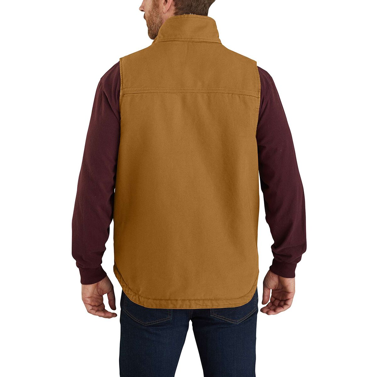 Carhartt SherpaLined MockNeck Vest Men's Clothing