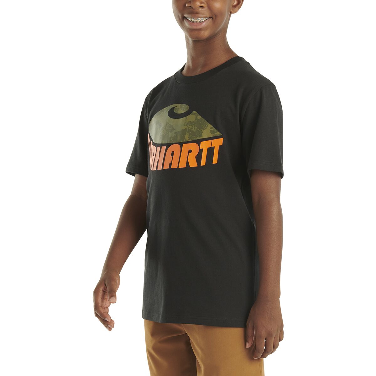 Carhartt Short-Sleeve Camo C T-Shirt - Boys´