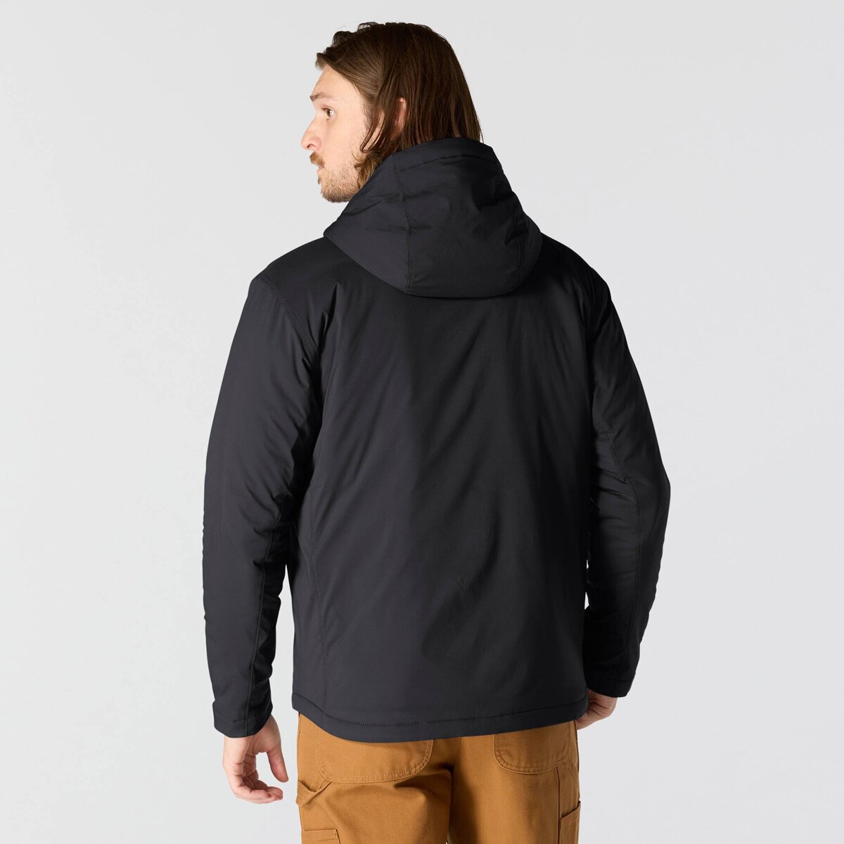Мужская куртка Carhartt Rugged Flex Relaxed LW Stretch Insulated, цвет: Чёрный — фото 2