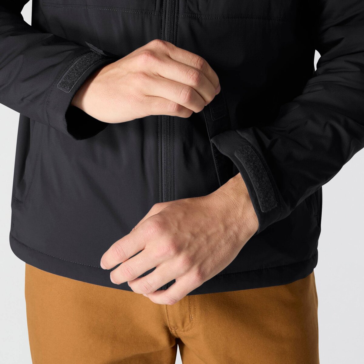 Мужская куртка Carhartt Rugged Flex Relaxed LW Stretch Insulated, цвет: Чёрный — фото 7