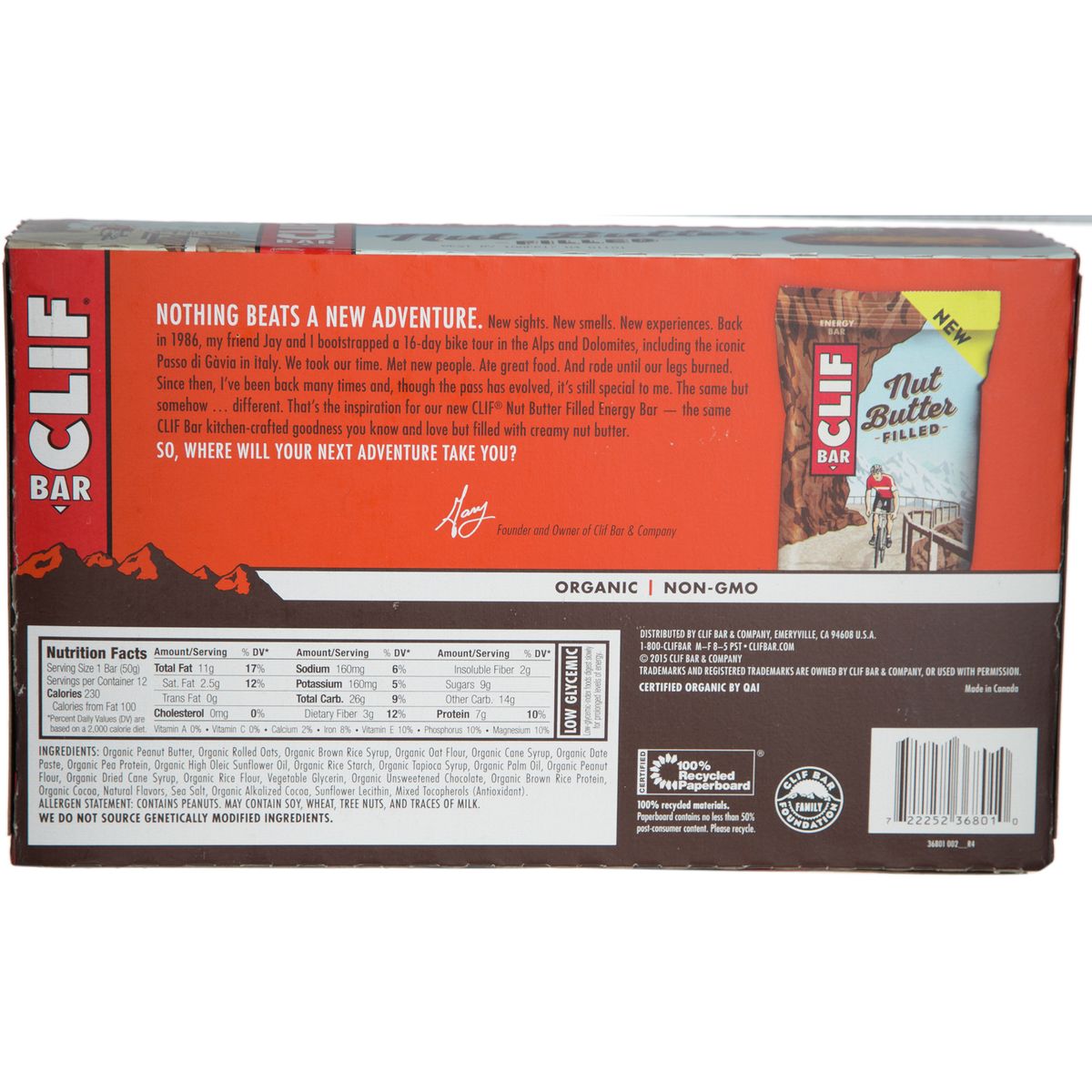 Clifbar Nut Butter Filled - 12-Pack