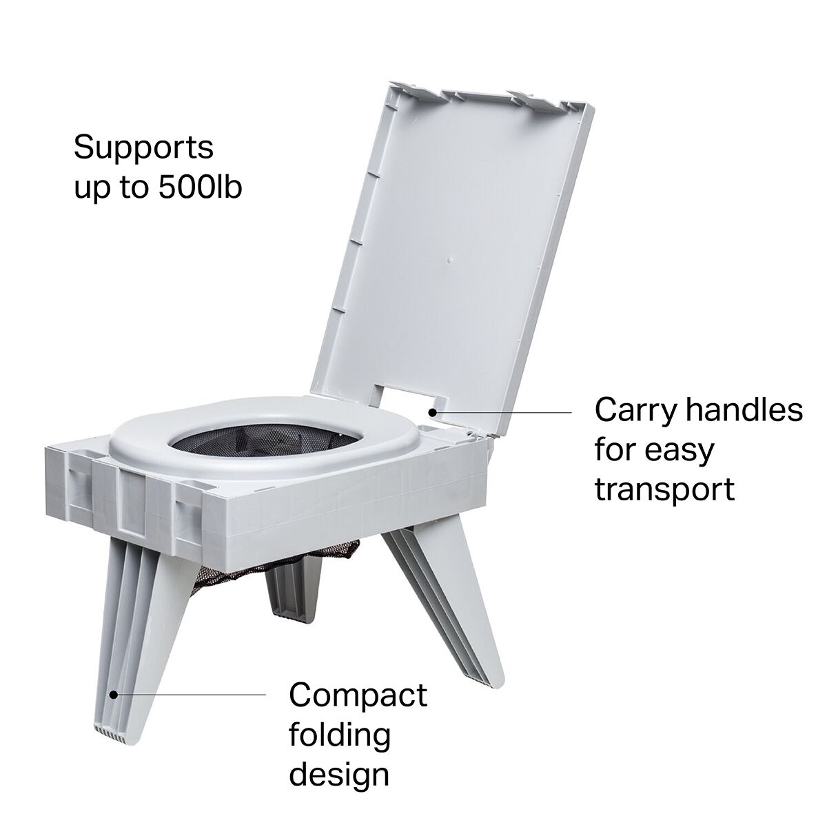 Cleanwaste Portable Toilet + Waste Kit Hike & Camp