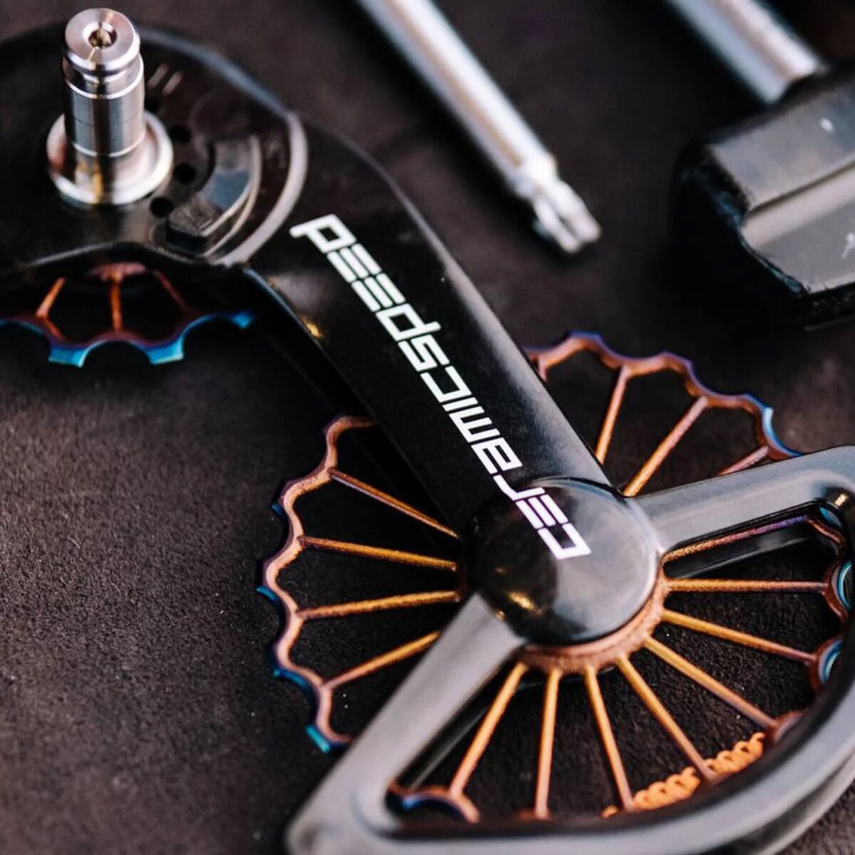 CeramicSpeed OSPW 3D Hollow Ti Oil Slick PVD Ctd