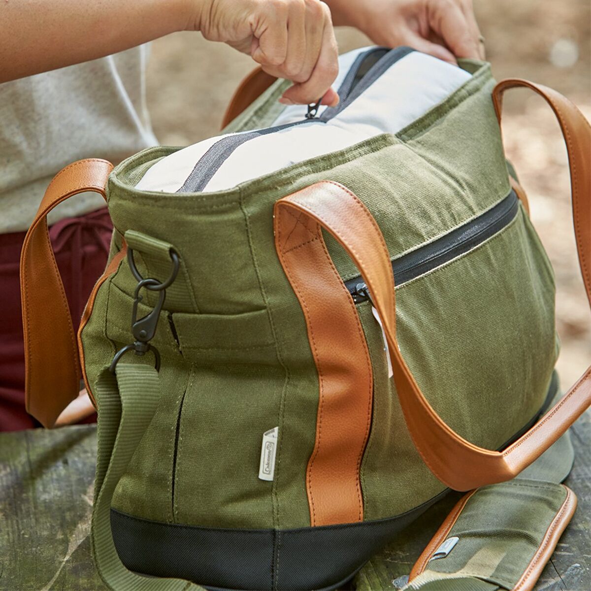 coleman outlander soft cooler tote