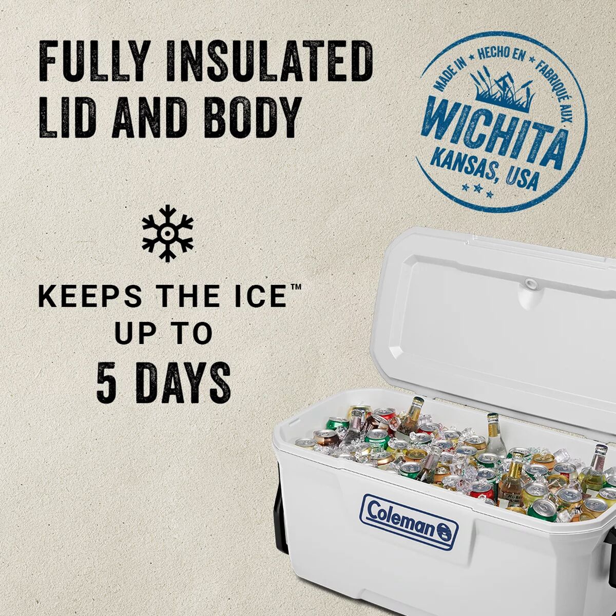 Coleman 316 Series 100QT Wheeled Cooler