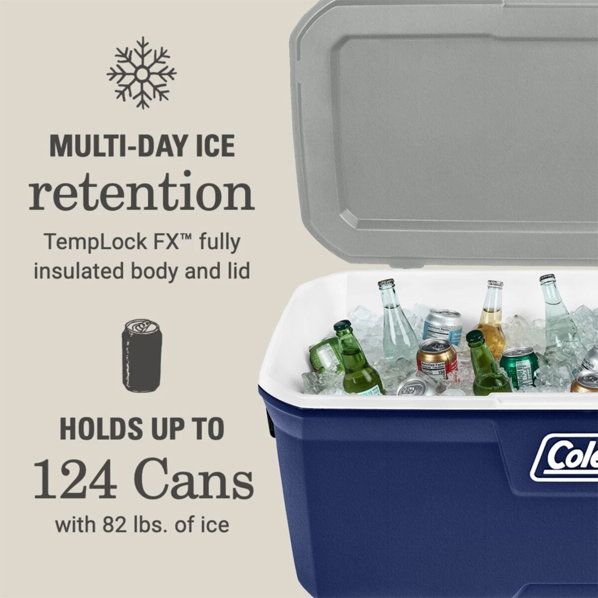 Coleman 316 Series 150-Quart Chest Cooler