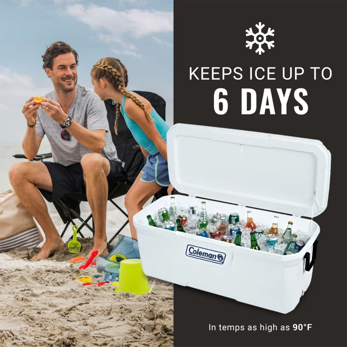 Coleman 316 Series 150-Quart Marine Hard Cooler
