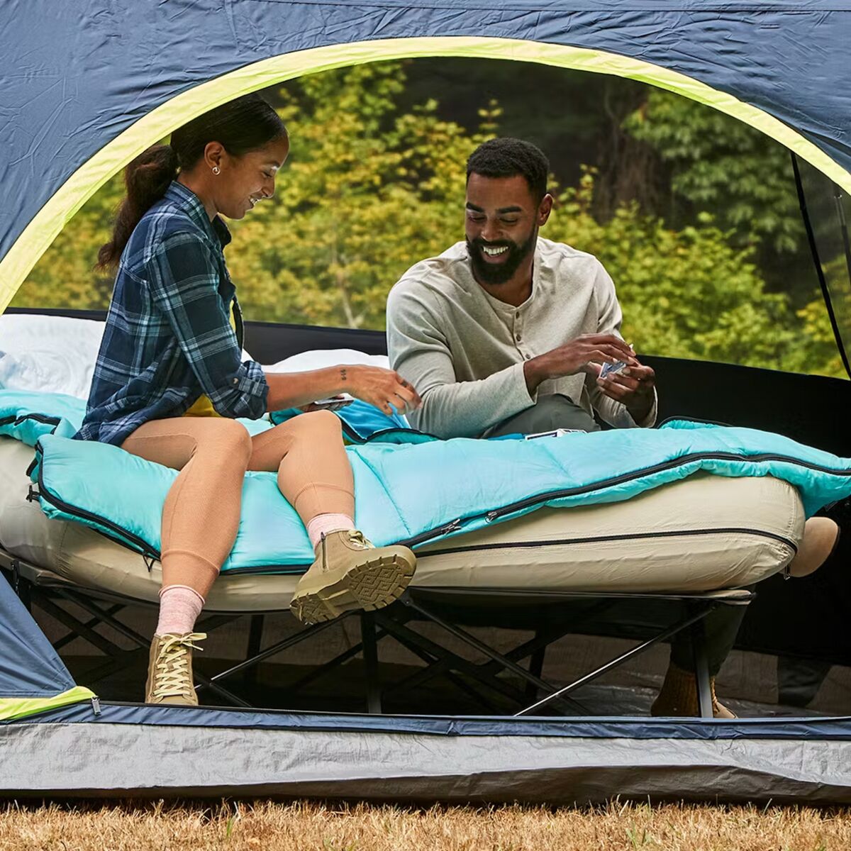 Coleman Flatlands + Fleece 30 Double Sleeping Bag