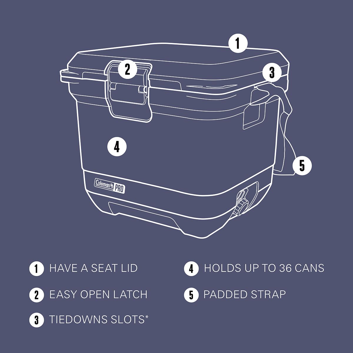 Coleman Pro 25-Quart Hard Cooler