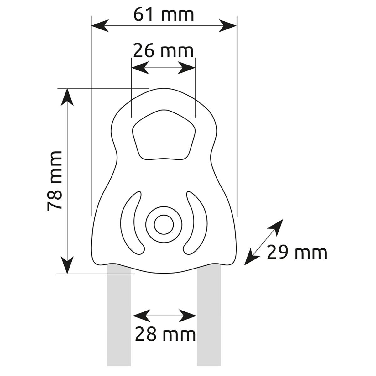 CAMP USA Tethys Pro Small Mobile Pulley