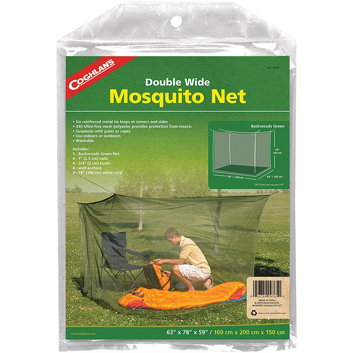 Coghlan´s Double Green Mosquito Net