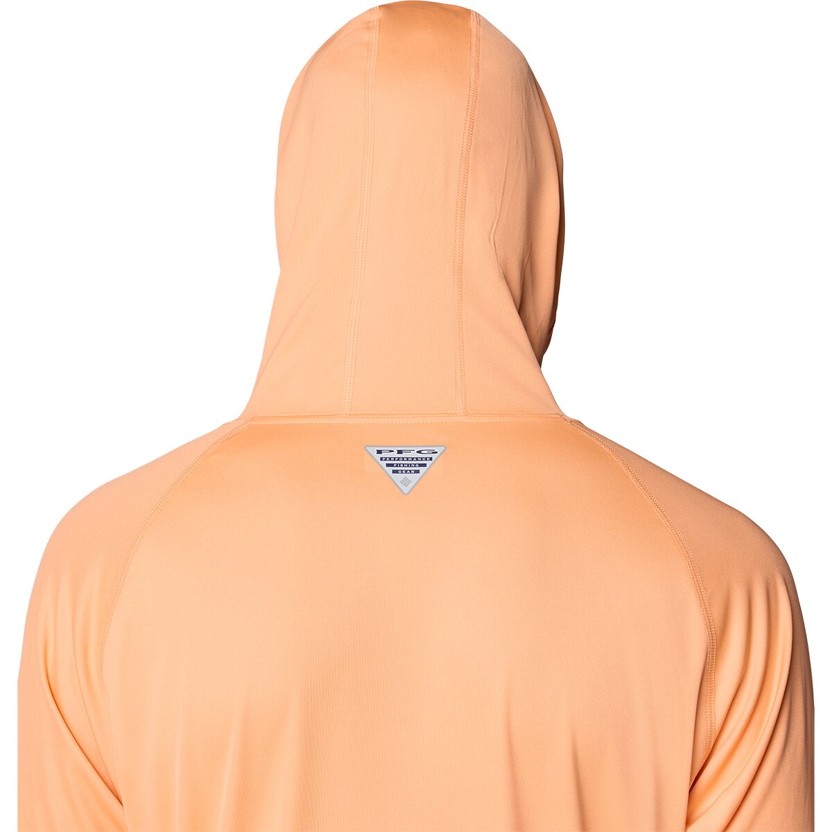 Мужское худи Columbia Terminal Tackle Pullover, цвет: Персиковый / Океанский бирюзовый — фото 4