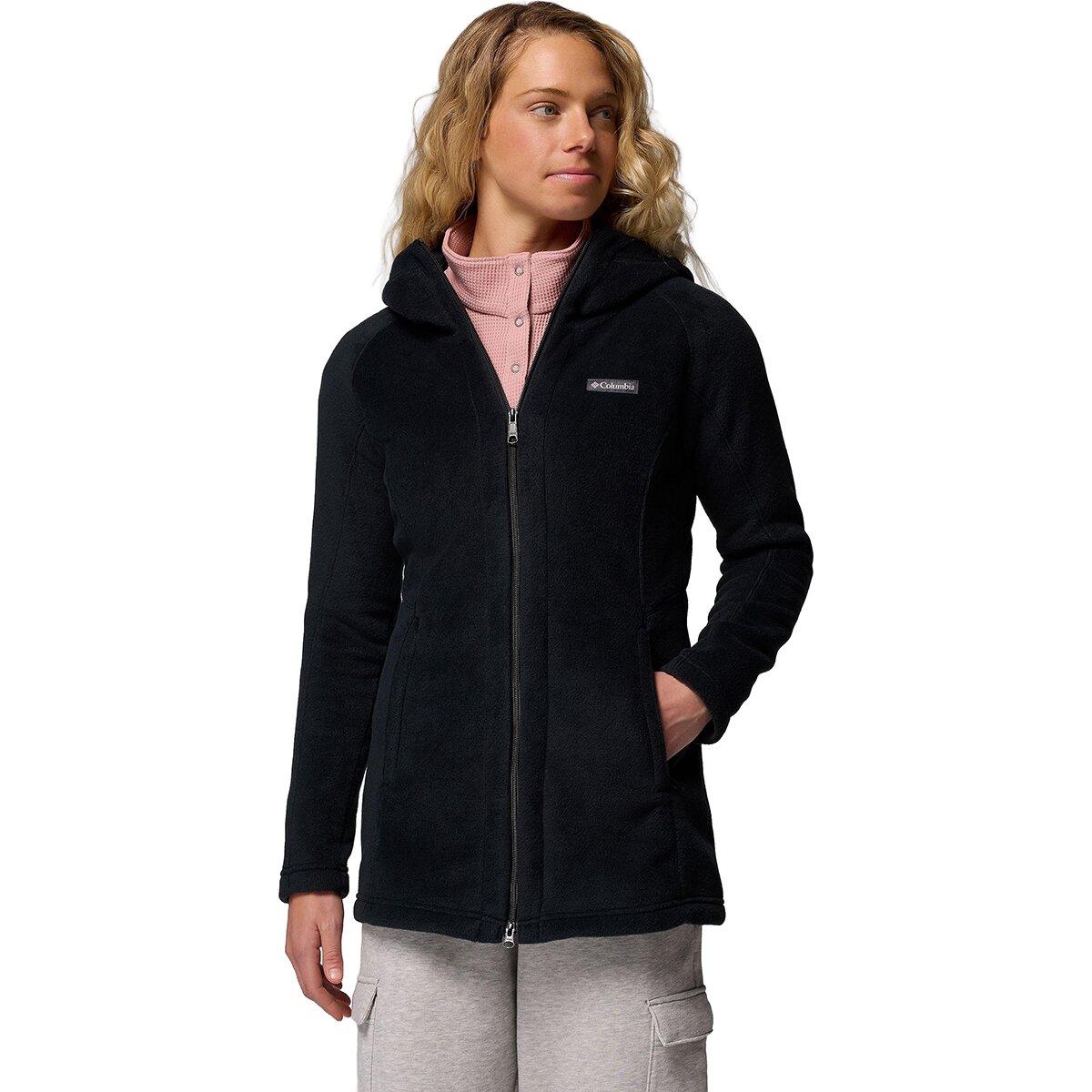 Columbia Benton Springs II Long Hooded Fleece Jacket Women s Columbia Benton Springs II Long Hooded Fleece Jacket Women s